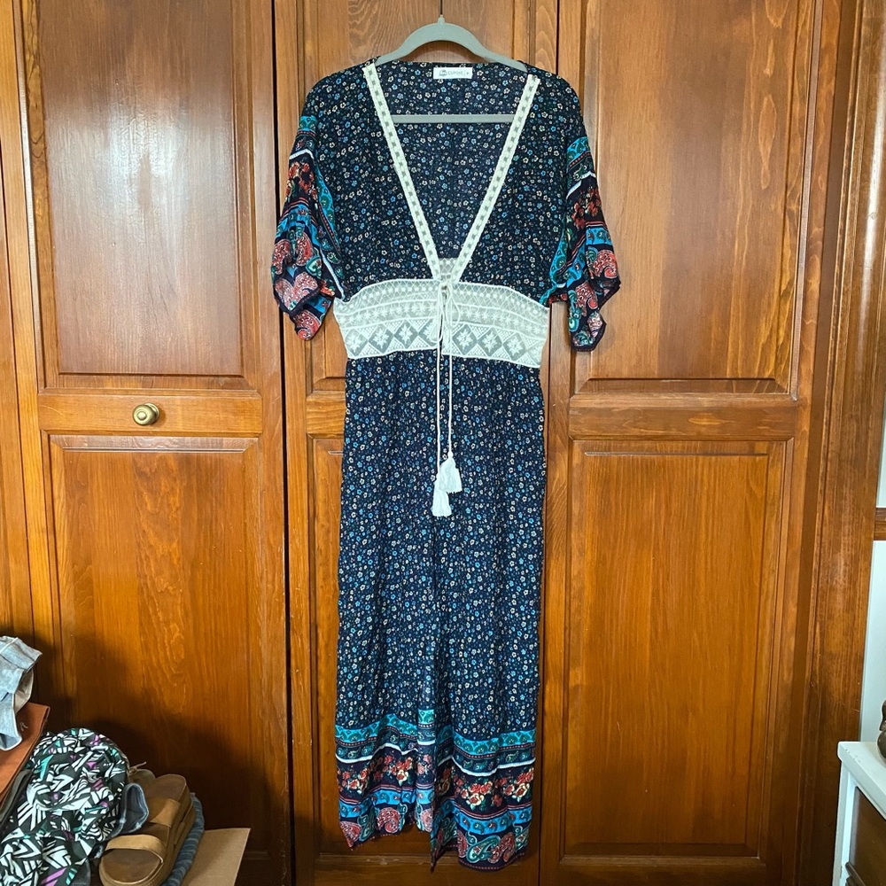 Cupshe Maxi Length Bathing Suit Cover Up Size Medium